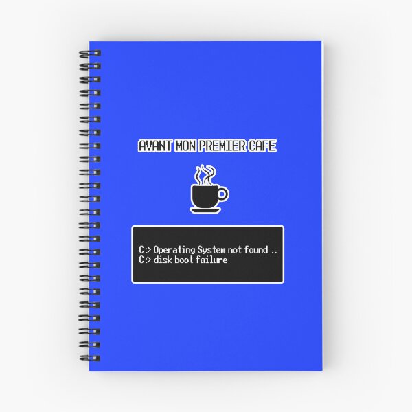 Item preview, Operating system not found - Before my first coffee designed and sold by GeekZoneQc.