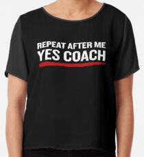 Softball-Trainer-lustiges Zitat-sarkastisches Vater-Geschenk Chiffontop