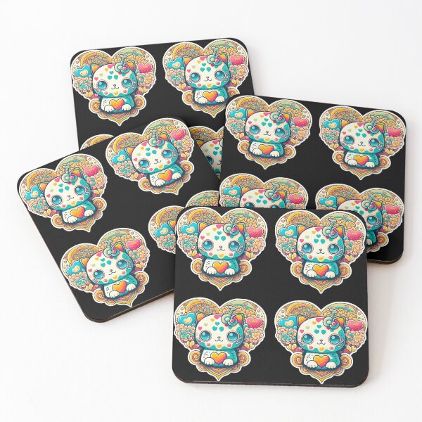 Item preview, Funky Sugar Skull Cat designed and sold by Black-Glove.