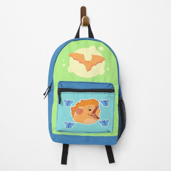 Item preview, Eastern Red Bat and Blue Butterflies designed and sold by derailing-ruby.