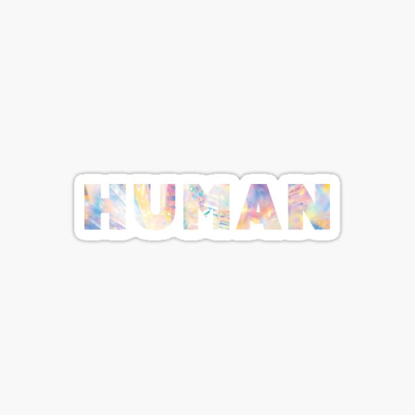 Human Light Crystal Sticker