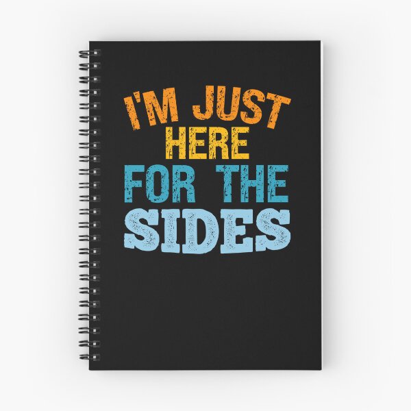 Item preview, I'm Just Here For The Sides Funny Vegan Vegetable Lover designed and sold by SharpThreadZ.