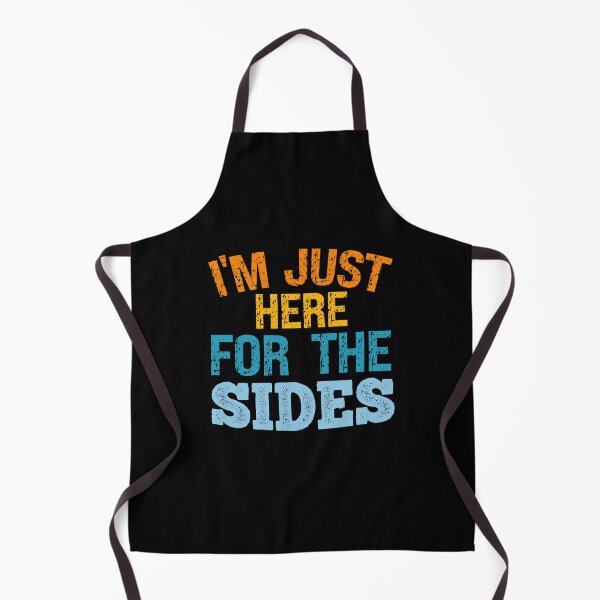 Item preview, I'm Just Here For The Sides Funny Vegan Vegetable Lover designed and sold by SharpThreadZ.