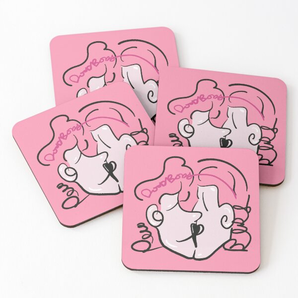 Item preview, Valentine kisses (pink) designed and sold by Doodbods.