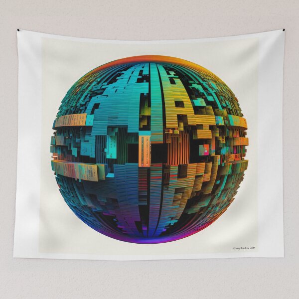 Item preview, Circumference 0018, The spherical form of "Circumference" art gives it a universal, timeless quality that will never go out of style designed and sold by randycolby.