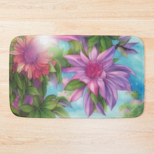 Item preview, Soft Floral Starry Sky Watercolor No 7 designed and sold by BassHeadMomma.