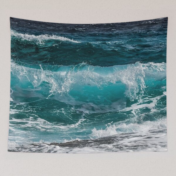 Item preview, Blue ocean waves - Why is the ocean blue but water clear designed and sold by kris-money.