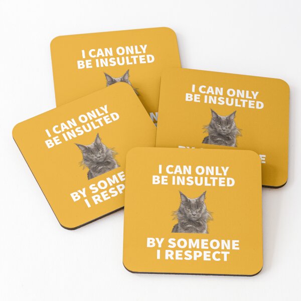 Item preview, I CAN ONLY BE INSULTED BY SOMEONE I RESPECT designed and sold by TechLaughs.