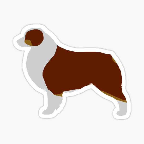 Australian Shepherd (Red Tri) Sticker