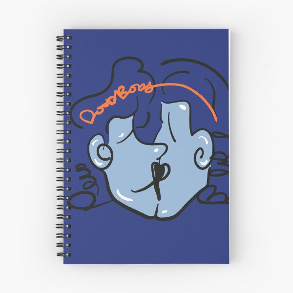Item preview, Valentine kisses (blue) designed and sold by Doodbods.