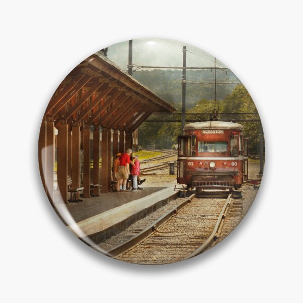 Item preview, Train - Boarding the Scranton Trolley designed and sold by Mike Savad Photography.