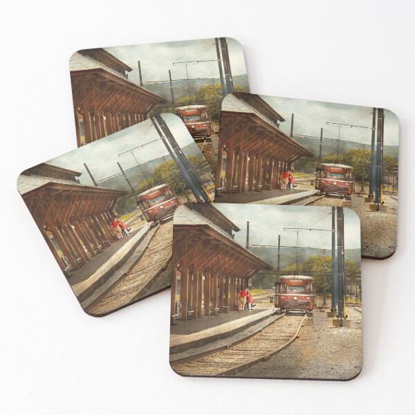 Item preview, Train - Boarding the Scranton Trolley designed and sold by Mike Savad Photography.