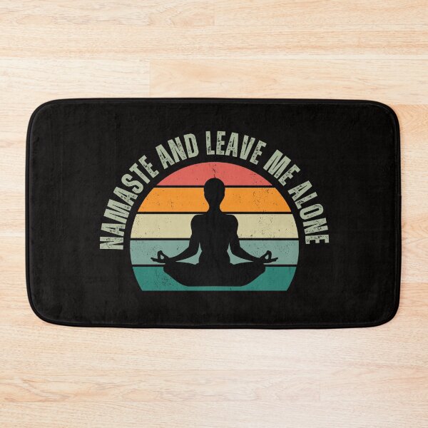 Item preview, Funny, Yoga, Namaste and Leave Me Alone designed and sold by 4CoolKats.