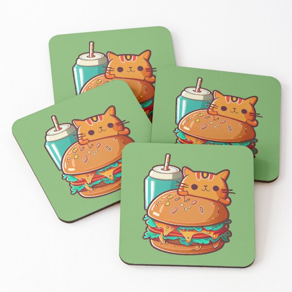 Item preview, Burger Cat designed and sold by Black-Glove.