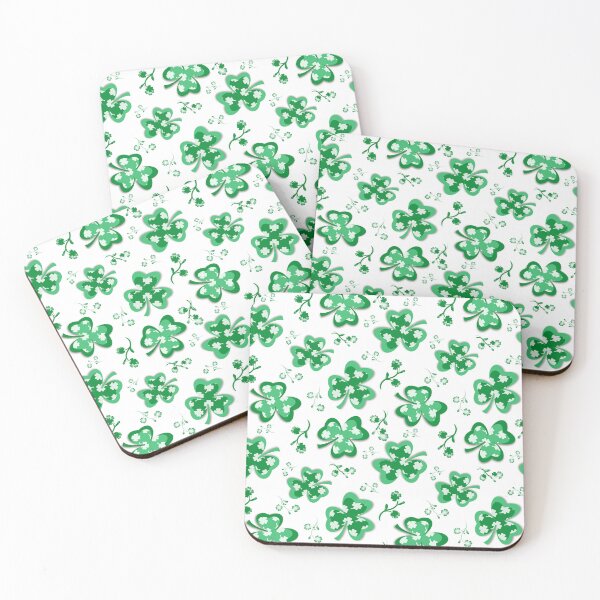 Item preview, Hoja de trébol de San Patricio - Blanco designed and sold by JaselviiStudio.