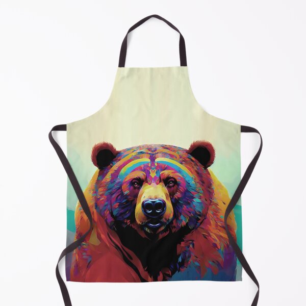 Aperçu de l'œuvre L'ours coloré créée et vendue par RougeTrader.