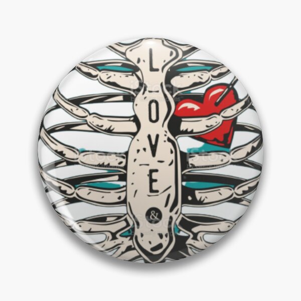 Item preview, The Interconnectedness of Life: A Skeleton and Heart Graphic Design designed and sold by Yassinedinno.