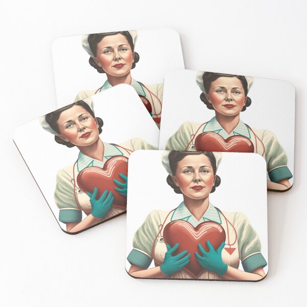 Item preview, Girls Women Nurses Valentines Day Hearts Stethoscope Vêtements designed and sold by jebran.