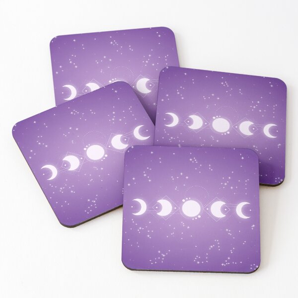 Item preview, Lunar Cycle | Purple | Moon | Zodiacs | Constellations | Stars designed and sold by NoxKitsune.