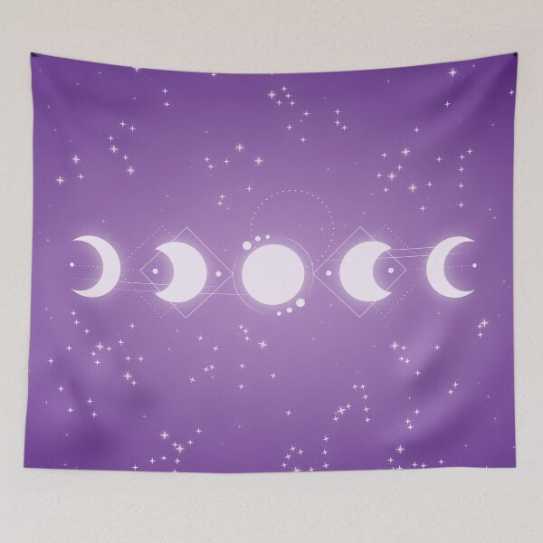Item preview, Lunar Cycle | Purple | Moon | Zodiacs | Constellations | Stars designed and sold by NoxKitsune.