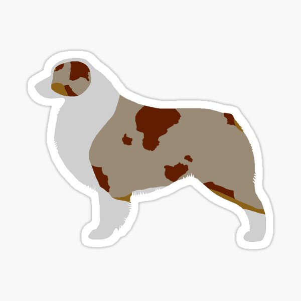 Australian Shepherd (Red Merle) Sticker