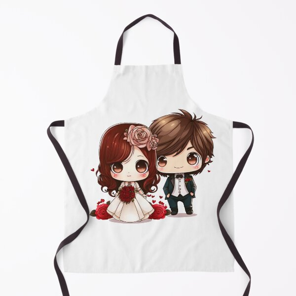 Item preview, Wedding Cute Couple chibi designed and sold by addthana.