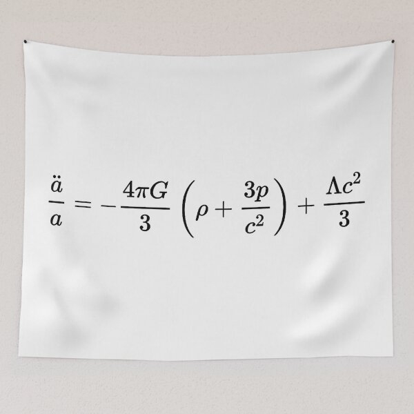 Item preview, second friedmann equation, cosmology and physics designed and sold by NoetherSym.