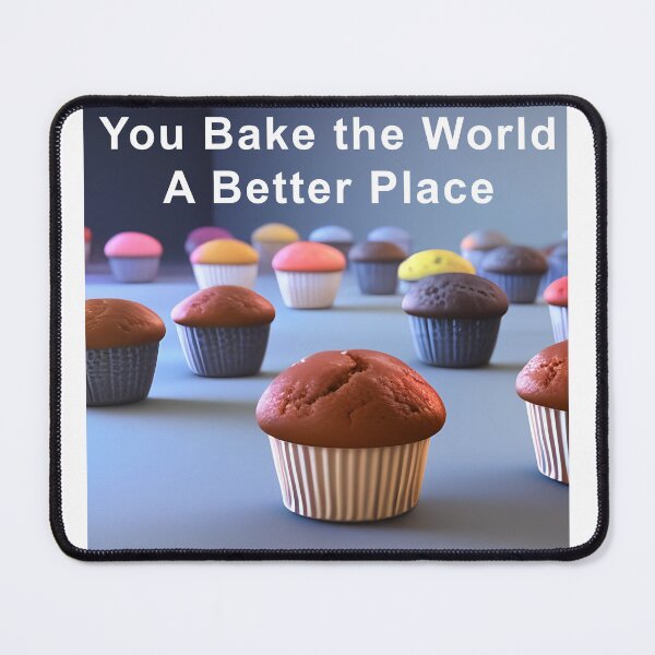 Item preview, You Bake The World a Better Place designed and sold by CreepyDesigns.
