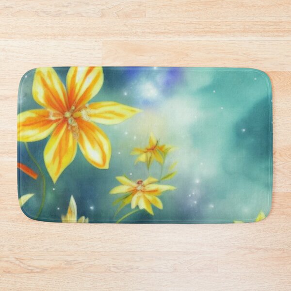Item preview, Soft Floral Starry Sky Watercolor No 8 designed and sold by BassHeadMomma.