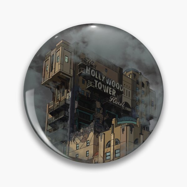 Item preview, Hollywood Tower Hotel designed and sold by NatLeBrunDesign.