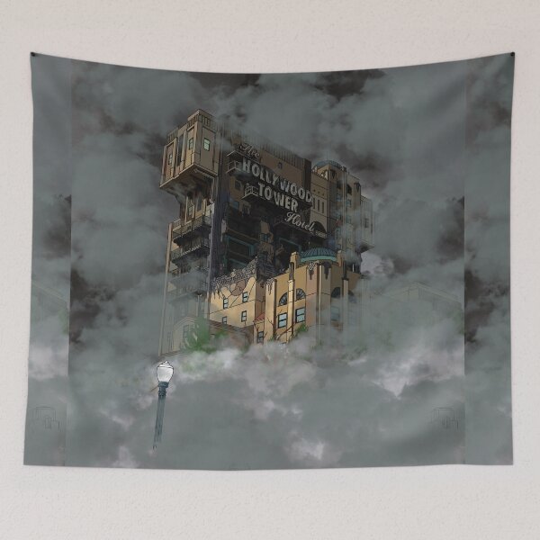 Item preview, Hollywood Tower Hotel designed and sold by NatLeBrunDesign.