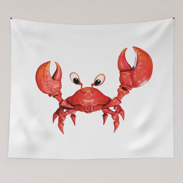 Item preview, Funny Cute 3D Crab designed and sold by Gravedrinker.