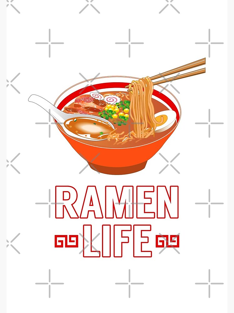"Ramen Life Funny I Love Ramen Noodles Bowl Addiction" Spiral Notebook