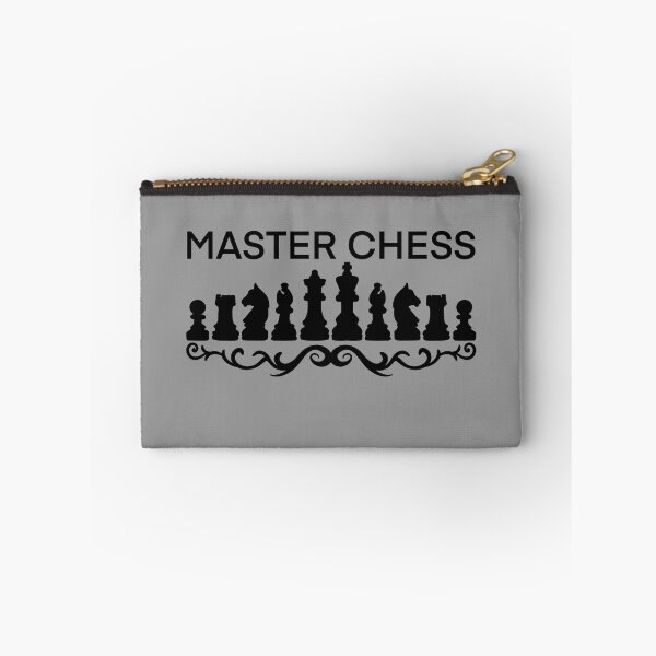 Item preview, Chess master simple shilluet black and white designed and sold by nickardi.