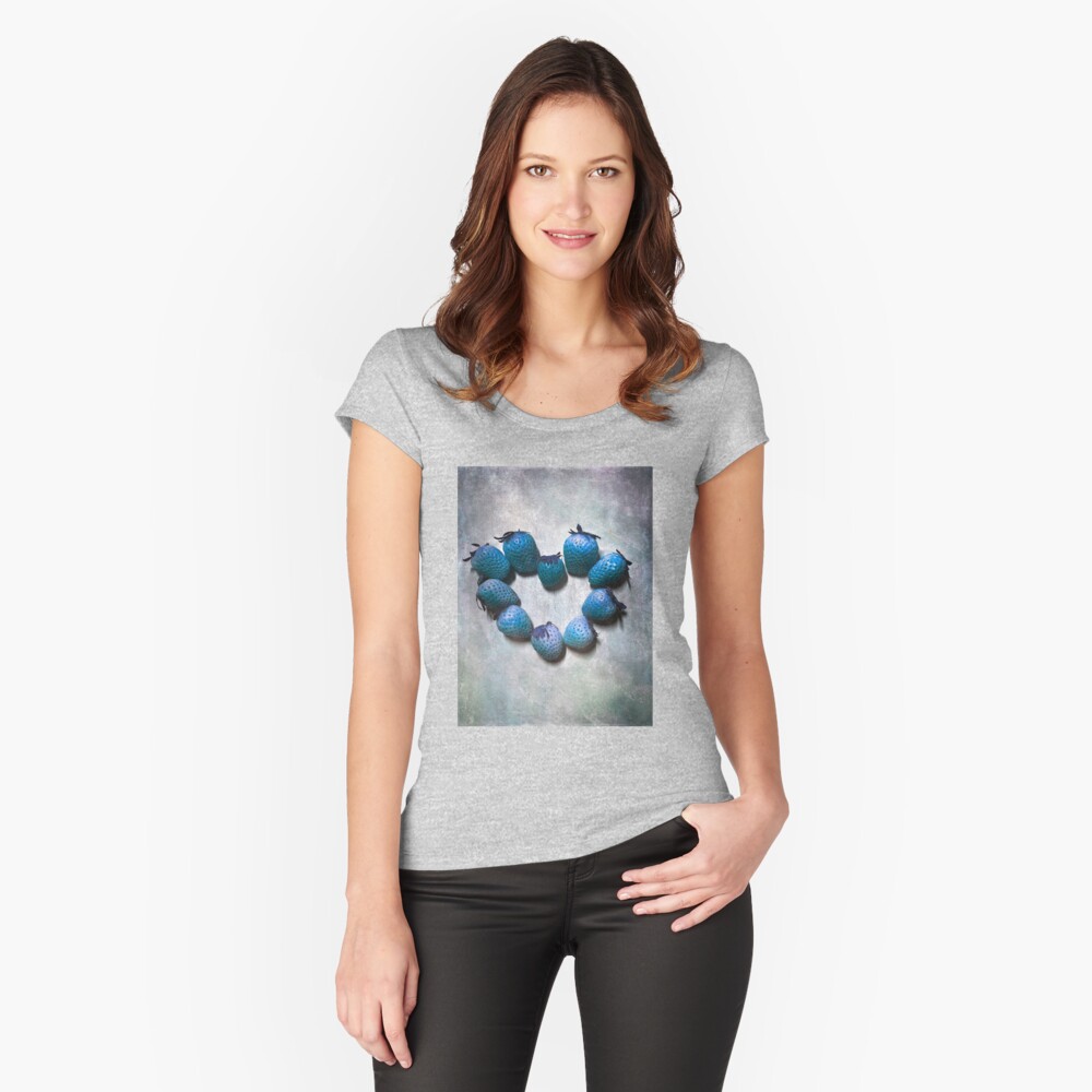 Item preview, Fitted Scoop T-Shirt designed and sold by OneDayArt.