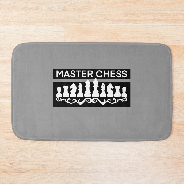 Item preview, Chess master simple shilluet black and white background  designed and sold by nickardi.