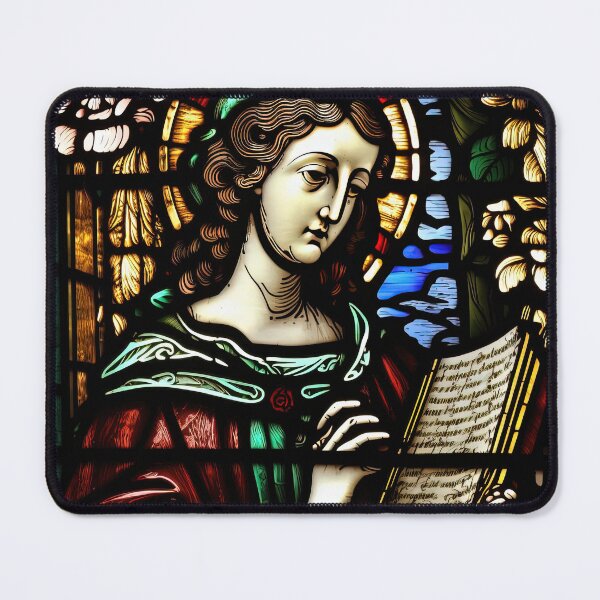 Item preview, Saint Cecilia in Stained Glass Elegance designed and sold by Glassmaster.