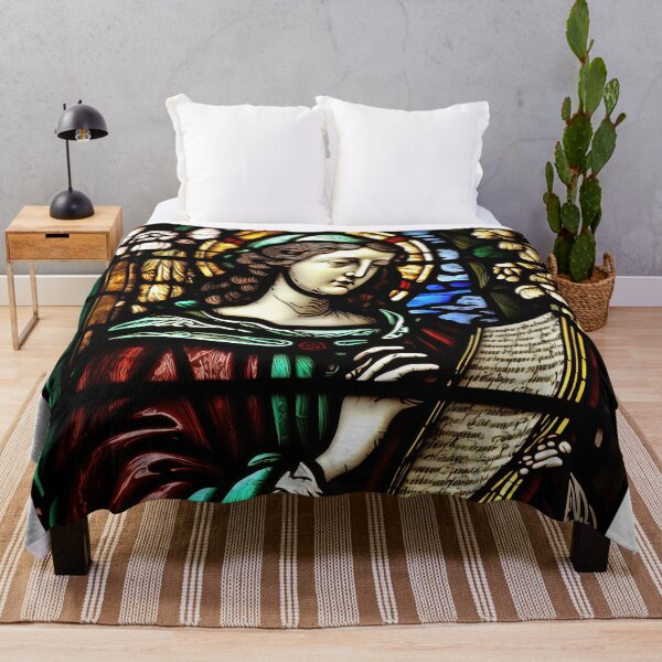Item preview, Saint Cecilia in Stained Glass Elegance designed and sold by Glassmaster.