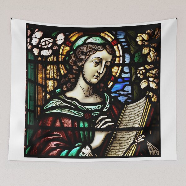 Item preview, Saint Cecilia in Stained Glass Elegance designed and sold by Glassmaster.