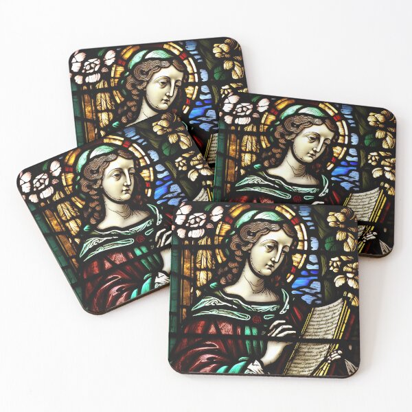 Item preview, Saint Cecilia in Stained Glass Elegance designed and sold by Glassmaster.