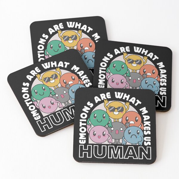 Item preview, Emotions are what makes us human - kawaii emoji designed and sold by Ellisano.