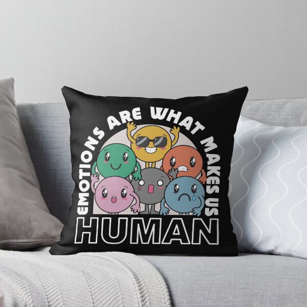 Item preview, Emotions are what makes us human - kawaii emoji designed and sold by Ellisano.