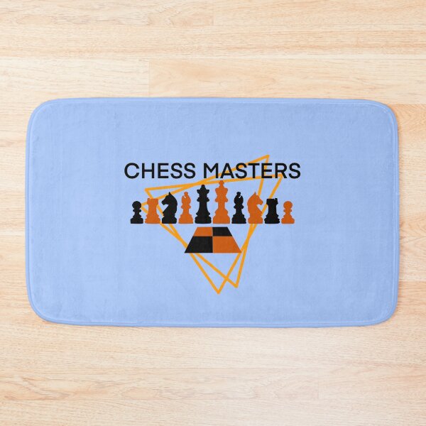 Item preview, Chess masters simple shilluet black and gold designed and sold by nickardi.