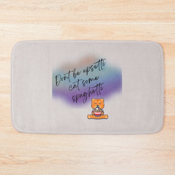 Item preview, Cat Eating Spaghetti - Don`t be Upsetti Cat Some Spaghetti - Funny Animal Meme designed and sold by zeddy-store.