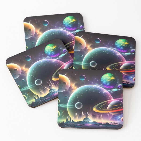 Item preview, Cool Space Travel Journey Colorful Galactic View  designed and sold by FunWearVM.