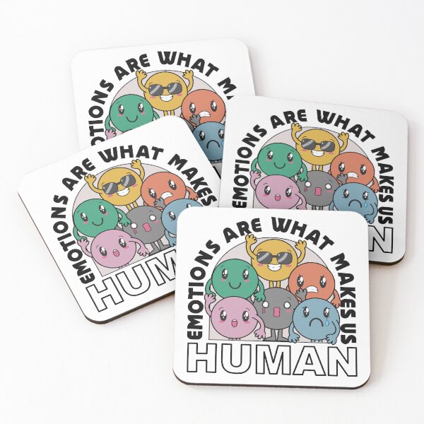 Item preview, Emotions are what makes us human - kawaii emoji designed and sold by Ellisano.