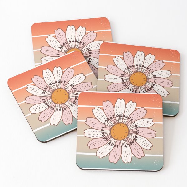 Item preview, Stay groovy flower power, 60s 70s floral retro sunset aesthetic  designed and sold by Flowerartlovers.