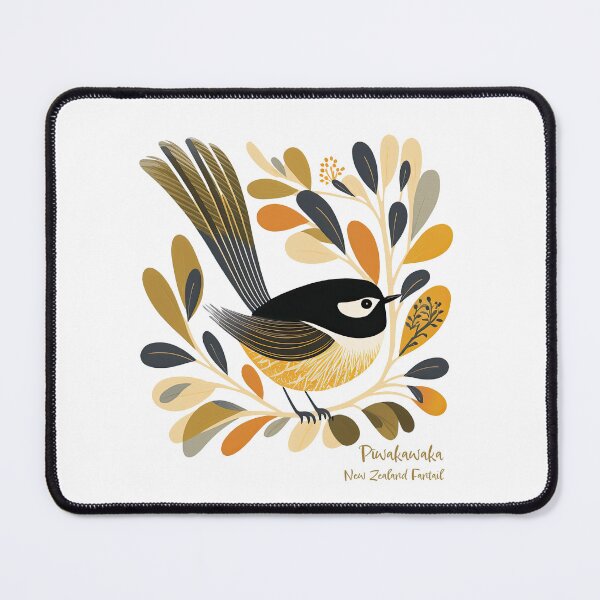Item preview, Celebrate New Zealand Wildlife with Our Pīwakawaka Collection designed and sold by ThePurpleMelon.