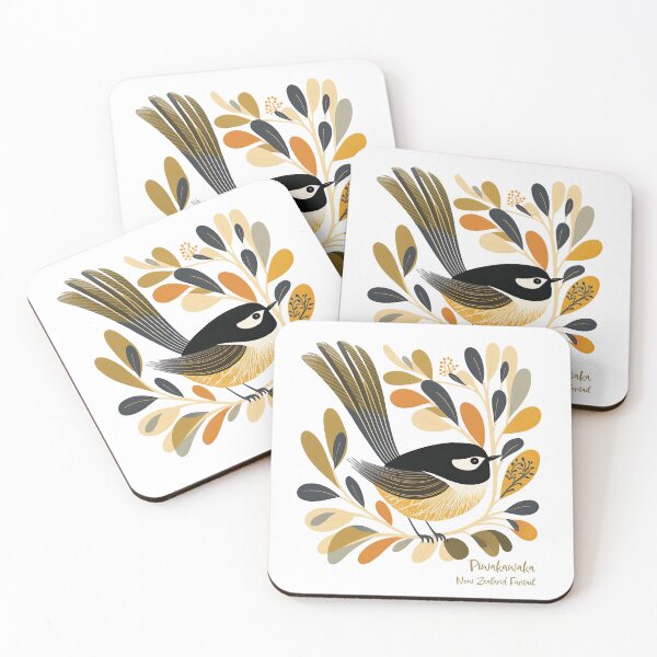 Item preview, Celebrate New Zealand Wildlife with Our Pīwakawaka Collection designed and sold by ThePurpleMelon.