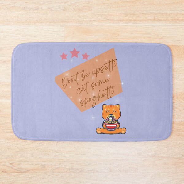 Item preview,  Cat Eating Spaghetti - Don`t be Upsetti Cat Some Spaghetti - Funny Animal Meme designed and sold by zeddy-store.
